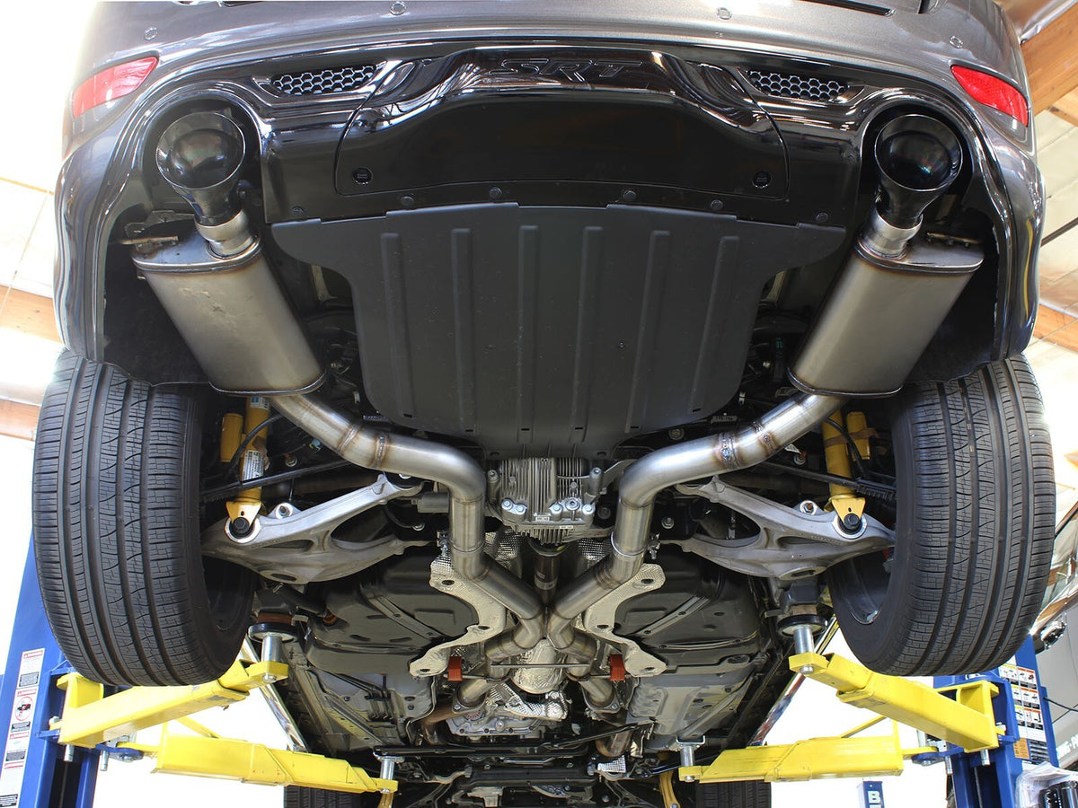 Mach Force-Xp 3 Inch 304 Stainless Steel Cat-Back Exhaust System Jeep Grand Cherokee (WK2) 12-21 V8-6.4L/V8-6.2L (sc) Hemi aFe Power-5