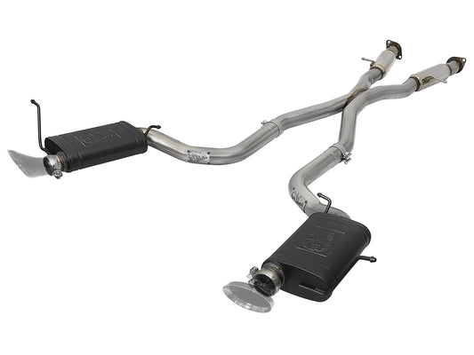 Mach Force-Xp 3 Inch 304 Stainless Steel Cat-Back Exhaust System w/ Resonator Jeep Grand Cherokee (WK2) 12-21 V8-6.4L/V8-6.2L (sc) Hemi aFe Power