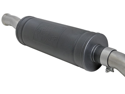 Rebel Series 2-1/2 Inch 304 Stainless Steel Cat-Back Exhaust w/ Polished Tip Jeep Wrangler (Jl) 18-26 V6-3.6L Rear center aFe Power-2