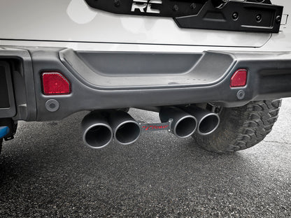 Rebel Series 2-1/2 Inch 304 Stainless Steel Cat-Back Exhaust System w/ Black Tip Jeep Wrangler (Jl) 18-26 V6-3.6L Split rear aFe Power-3