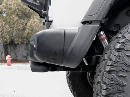 Rebel Series 2-1/2 Inch 304 Stainless Steel Cat-Back Exhaust System w/ Black Tip Jeep Wrangler (Jl) 18-26 V6-3.6L Split rear aFe Power-5