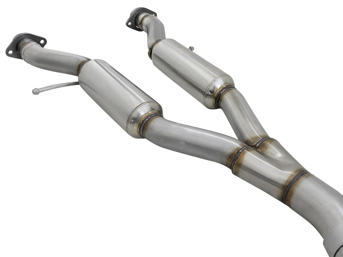 Mach Force-Xp 2-1/2 Inch to 3 Inch 304 Stainless Steel Cat-Back Exhaust w/ Tip Jeep Grand Cherokee (WK2) 14-21 V6-3.6L aFe Power-11