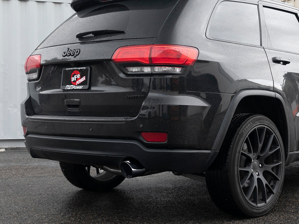 Mach Force-Xp 2-1/2 Inch to 3 Inch 304 Stainless Steel Cat-Back Exhaust w/ Tip Jeep Grand Cherokee (WK2) 14-21 V6-3.6L aFe Power-13