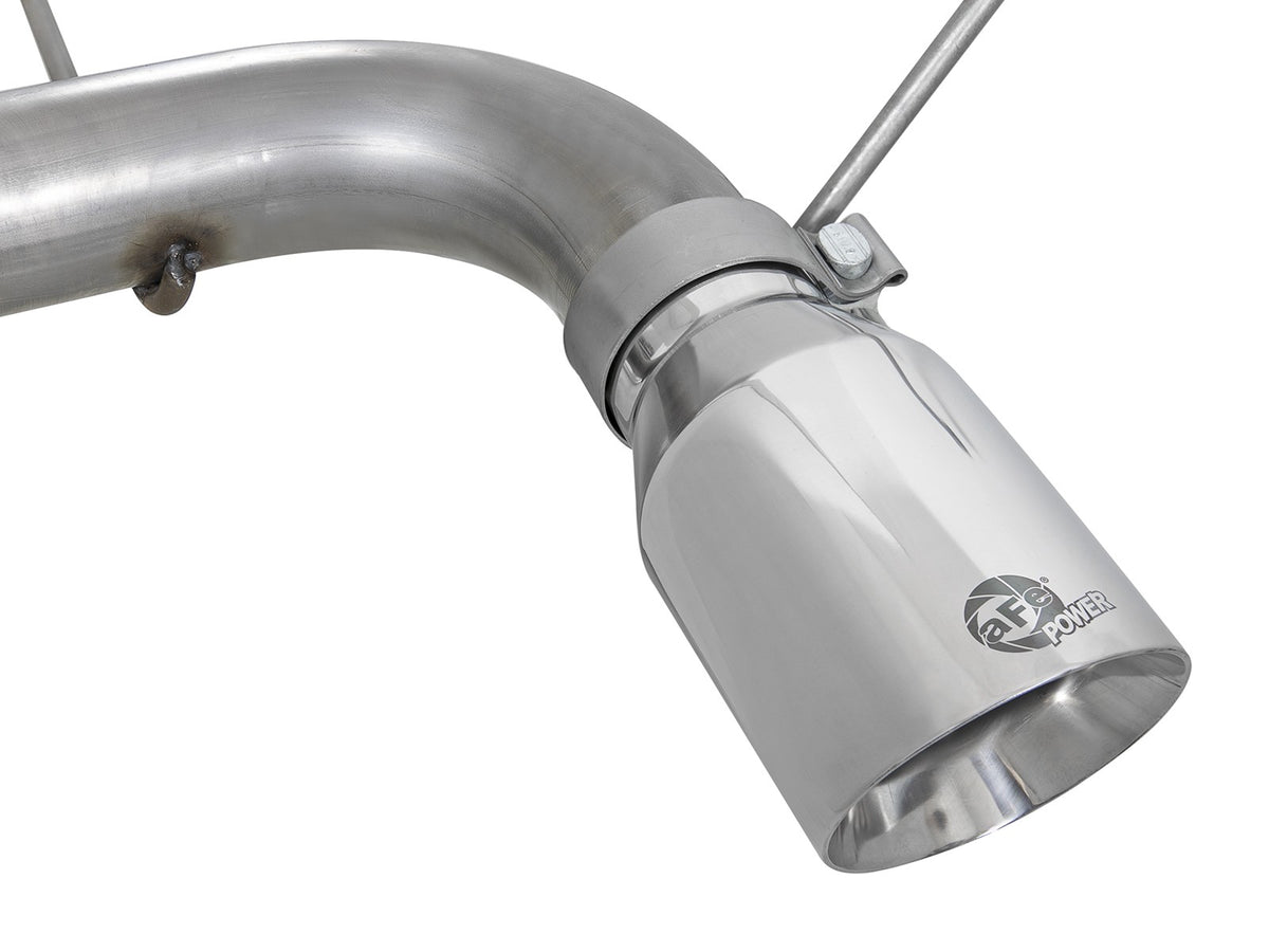 Mach Force-Xp 2-1/2 Inch to 3 Inch 304 Stainless Steel Cat-Back Exhaust w/ Tip Jeep Grand Cherokee (WK2) 14-21 V6-3.6L aFe Power-1