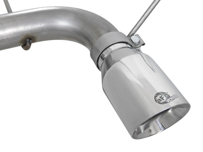 Mach Force-Xp 2-1/2 Inch to 3 Inch 304 Stainless Steel Cat-Back Exhaust w/ Tip Jeep Grand Cherokee (WK2) 14-21 V6-3.6L aFe Power-1