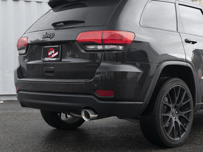 Mach Force-Xp 2-1/2 Inch to 3 Inch 304 Stainless Steel Cat-Back Exhaust w/ Tip Jeep Grand Cherokee (WK2) 14-21 V6-3.6L aFe Power-5