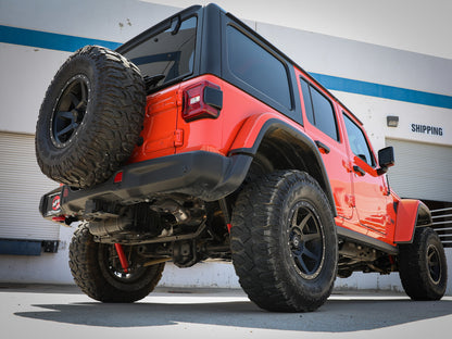 Large Bore-HD 3 Inch 304 Stainless Steel Dpf-Back Hi-Tuck Exhaust System Jeep Wrangler (Jl) 20-23 V6-3.0L (td) EcoDiesel aFe Power-2