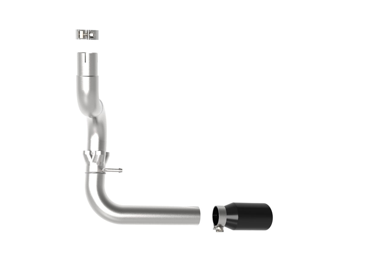 Large Bore-HD 3 Inch 304 Stainless Steel Dpf-Back Exhaust System w/ Tip Jeep Wrangler (Jl) 20-23 V6-3.0L (td) EcoDiesel aFe Power-8