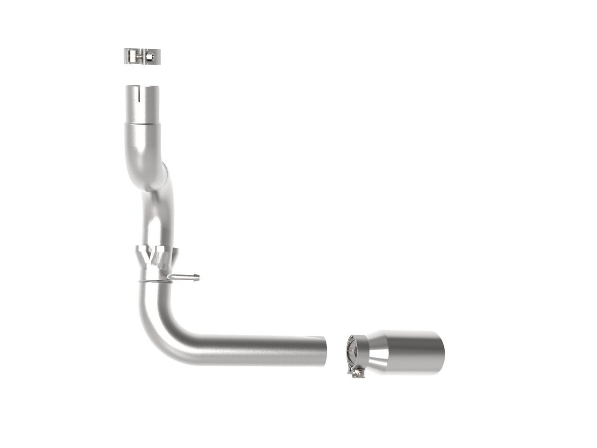Large Bore-HD 3 Inch 304 Stainless Steel Dpf-Back Exhaust System w/ Tip Jeep Wrangler (Jl) 20-23 V6-3.0L (td) EcoDiesel aFe Power-2