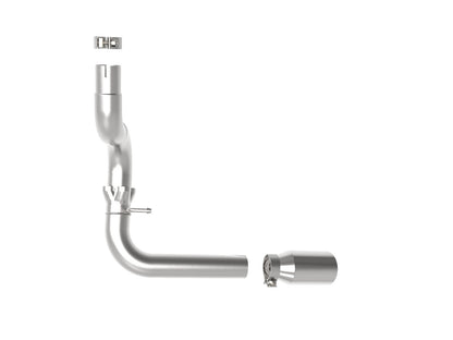 Large Bore-HD 3 Inch 304 Stainless Steel Dpf-Back Exhaust System w/ Tip Jeep Wrangler (Jl) 20-23 V6-3.0L (td) EcoDiesel aFe Power-2