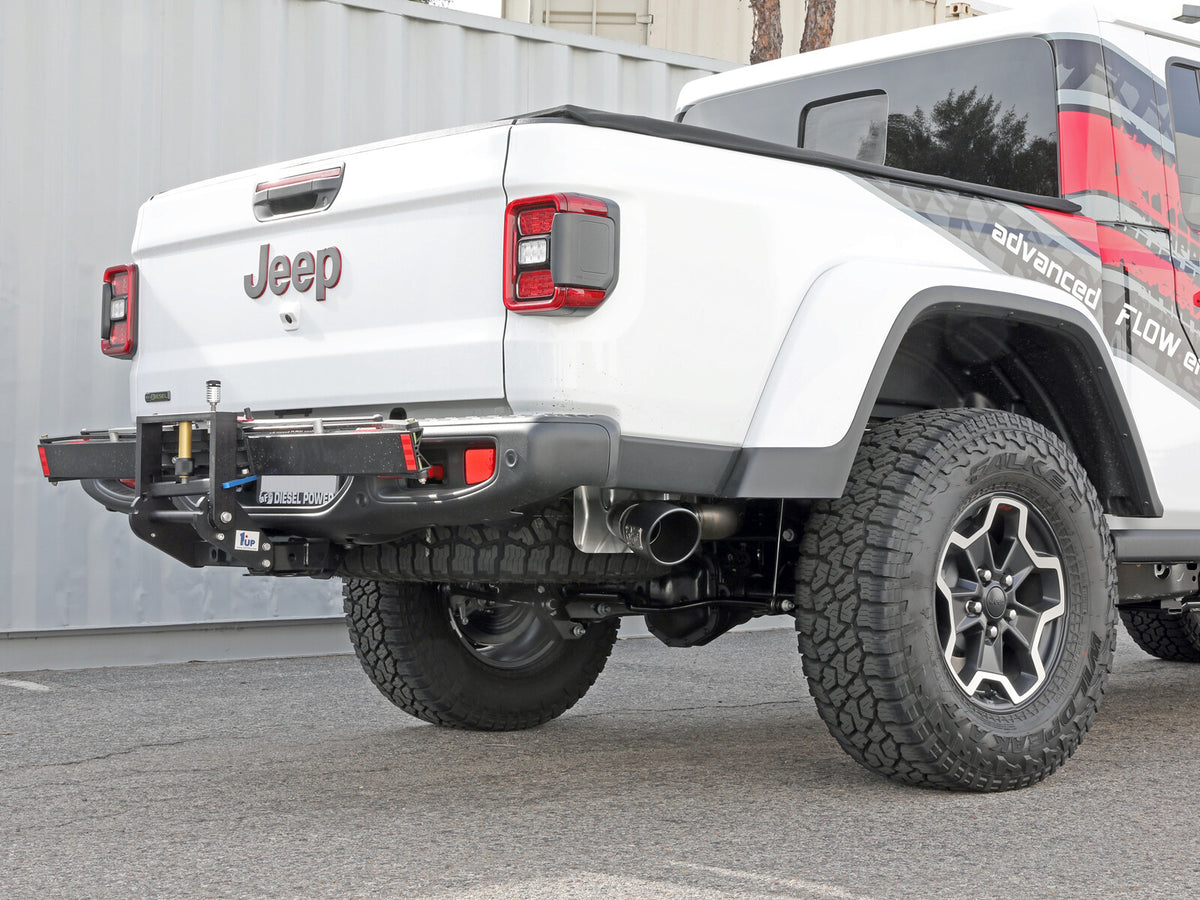Vulcan Series 3 Inch 304 Stainless Steel Dpf-Back Exhaust System w/Tip Jeep Gladiator (Jt) 21-23 V6-3.0L (td) aFe Power-10