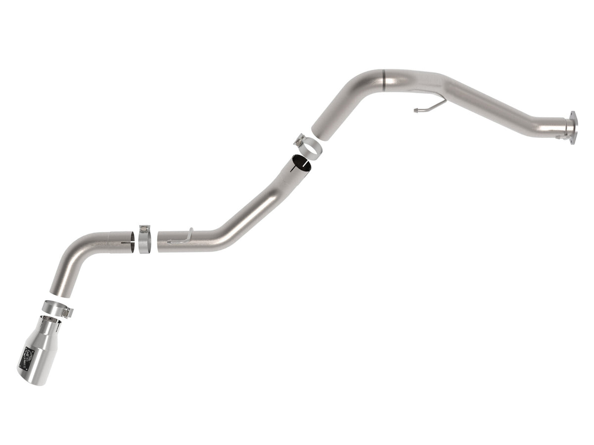 Vulcan Series 3 Inch 304 Stainless Steel Dpf-Back Exhaust System w/Tip Jeep Gladiator (Jt) 21-23 V6-3.0L (td) aFe Power-2