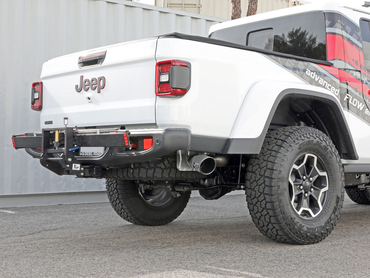 Vulcan Series 3 Inch 304 Stainless Steel Dpf-Back Exhaust System w/Tip Jeep Gladiator (Jt) 21-23 V6-3.0L (td) aFe Power-3