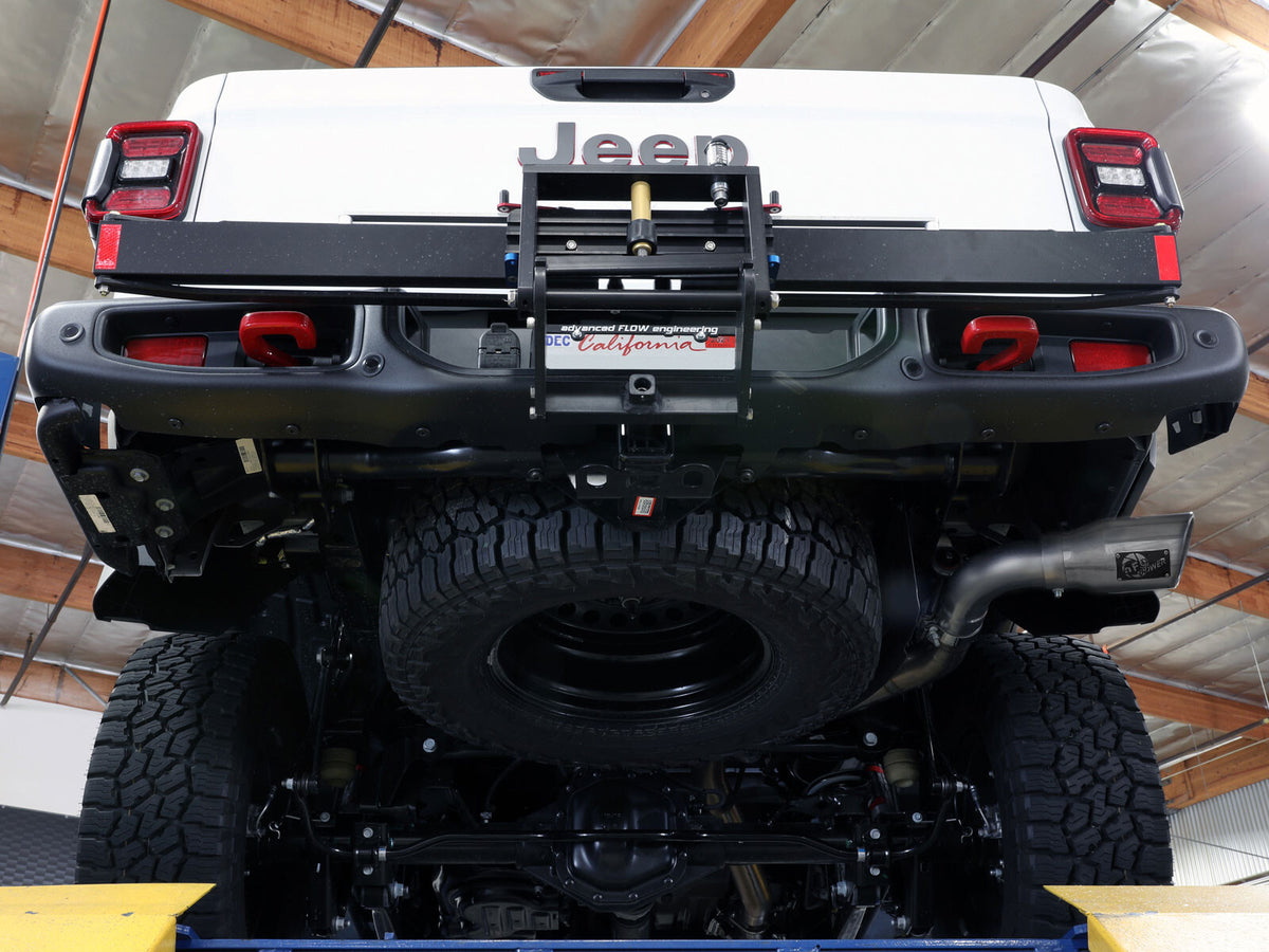 Vulcan Series 3 Inch 304 Stainless Steel Dpf-Back Exhaust System w/Tip Jeep Gladiator (Jt) 21-23 V6-3.0L (td) aFe Power-6
