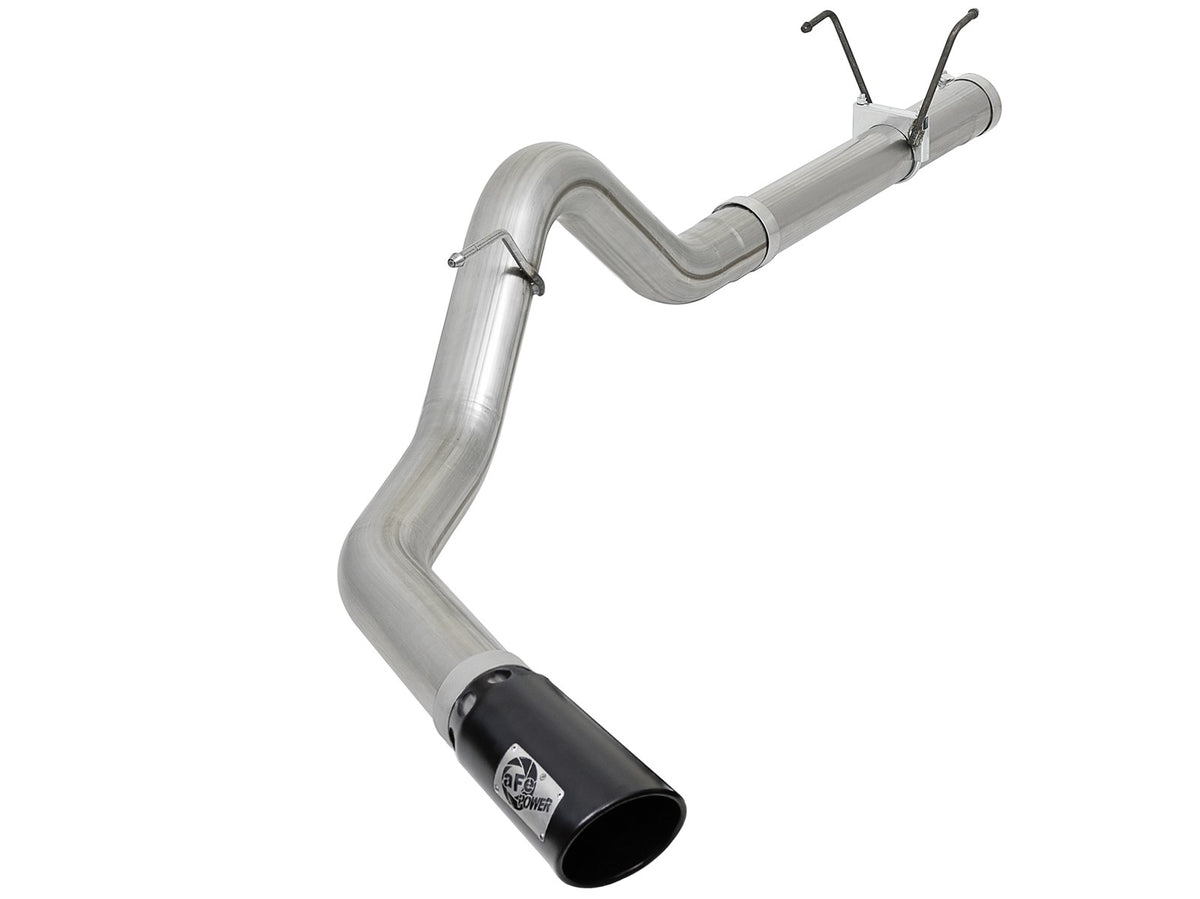 Large Bore-HD 4 Inch 409 Stainless Steel Dpf-Back Exhaust System w/ Tip Dodge Diesel Trucks 07.5-12 L6-6.7L (td) aFe Power-3