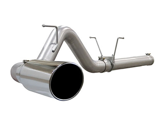 Large Bore-HD 4 Inch 409 Stainless Steel Dpf-Back Exhaust System Dodge Diesel Trucks 07.5-12 L6-6.7L (td) aFe Power