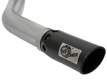 Large Bore-HD 4 Inch 409 Stainless Steel Dpf-Back Exhaust System w/ Tip Dodge Diesel Trucks 07.5-12 L6-6.7L (td) aFe Power-4