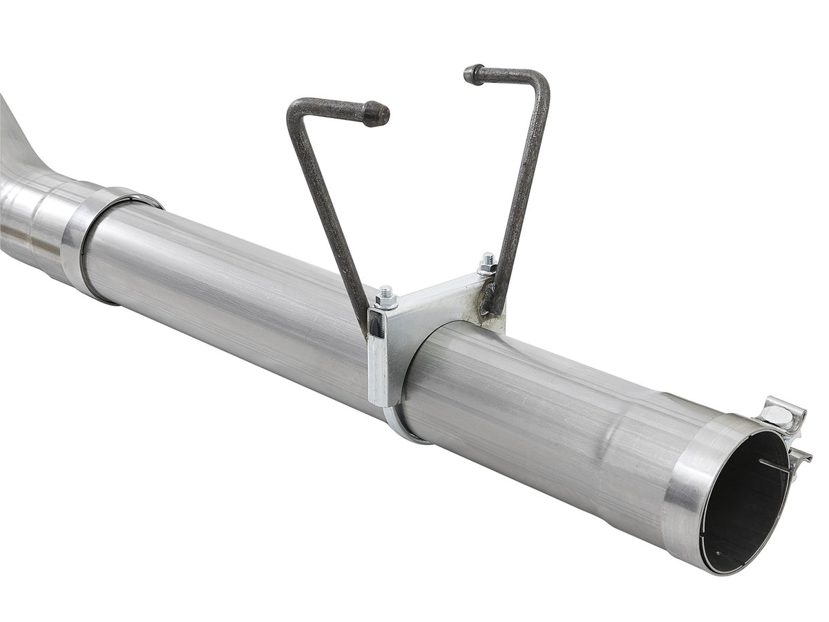 Large Bore-HD 4 Inch 409 Stainless Steel Dpf-Back Exhaust System w/ Tip Dodge Diesel Trucks 07.5-12 L6-6.7L (td) aFe Power-5