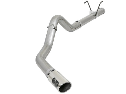 Large Bore-HD 4 Inch 409 Stainless Steel Dpf-Back Exhaust System w/ Tip Dodge Diesel Trucks 07.5-12 L6-6.7L (td) aFe Power