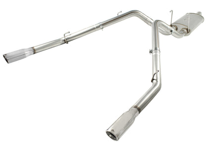 Mach Force-Xp 3 Inch Cat-Back Exhaust System with Dual Polished Tips Dodge/Ram 1500 09-18 Will not fit models with factory single exhaust system V8-5.7L Hemi aFe Power