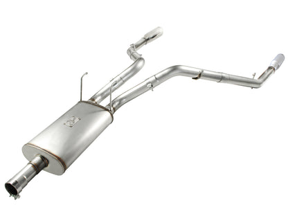 Mach Force-Xp 3 Inch Cat-Back Exhaust System with Dual Polished Tips Dodge/Ram 1500 09-18 Will not fit models with factory single exhaust system V8-5.7L Hemi aFe Power-2