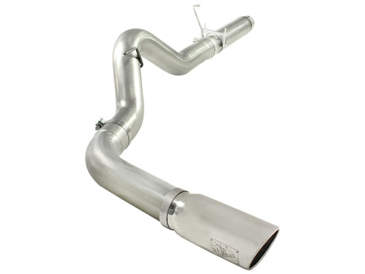 Large Bore-HD 5 Inch 409 Stainless Steel Dpf-Back Exhaust System w/ Tip Dodge Diesel Trucks 07.5-12 L6-6.7L (td) aFe Power