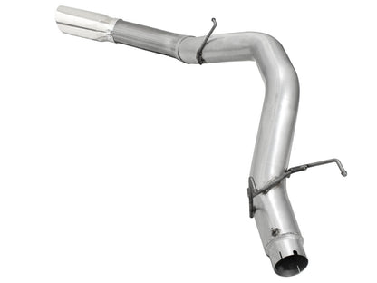 Large Bore-HD 5 Inch 409 Stainless Steel Dpf-Back Exhaust System w/Polished Tip Dodge Ram Diesel Trucks 13-18 L6-6.7L (td) aFe Power-2
