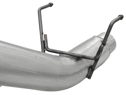 Large Bore-HD 5 Inch 409 Stainless Steel Dpf-Back Exhaust System w/Polished Tip Dodge Ram Diesel Trucks 13-18 L6-6.7L (td) aFe Power-3