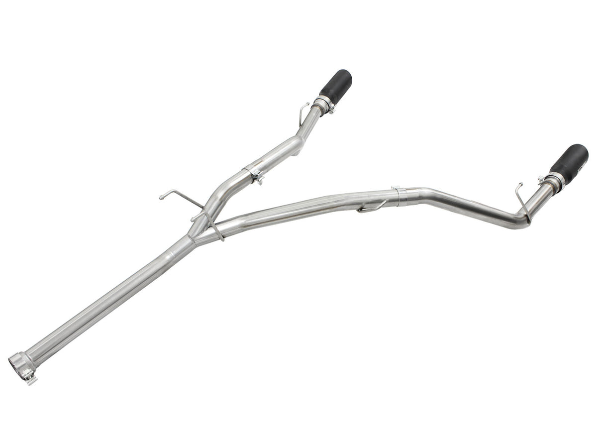 Large Bore-HD 2-1/2 Inch 409 Stainless Steel Dpf-Back Exhaust System w/ Tip Ram 1500 EcoDiesel 14-19 V6-3.0L (td) aFe Power-7