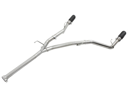 Large Bore-HD 2-1/2 Inch 409 Stainless Steel Dpf-Back Exhaust System w/ Tip Ram 1500 EcoDiesel 14-19 V6-3.0L (td) aFe Power-7
