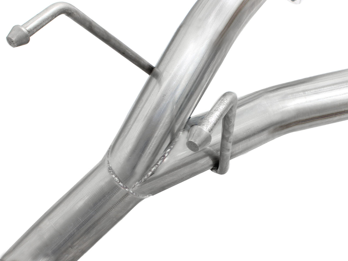 Large Bore-HD 2-1/2 Inch 409 Stainless Steel Dpf-Back Exhaust System w/ Tip Ram 1500 EcoDiesel 14-19 V6-3.0L (td) aFe Power-8