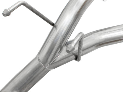 Large Bore-HD 2-1/2 Inch 409 Stainless Steel Dpf-Back Exhaust System w/ Tip Ram 1500 EcoDiesel 14-19 V6-3.0L (td) aFe Power-3