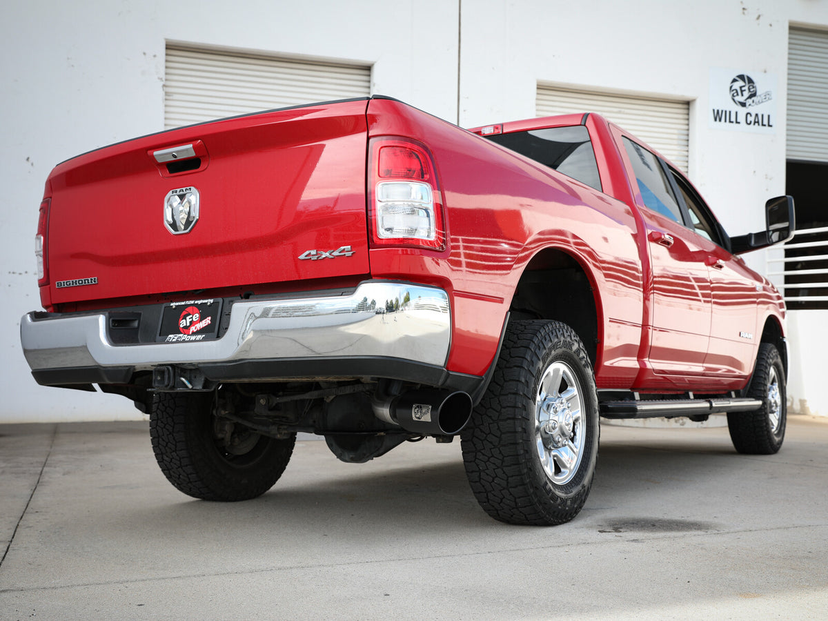 Mach Force-Xp 4 Inch 409 Stainless Steel Cat-Back Exhaust System w/ Tip Ram 2500 / Wagon / 3500 14-22 V8-6.4L Hemi aFe Power-7