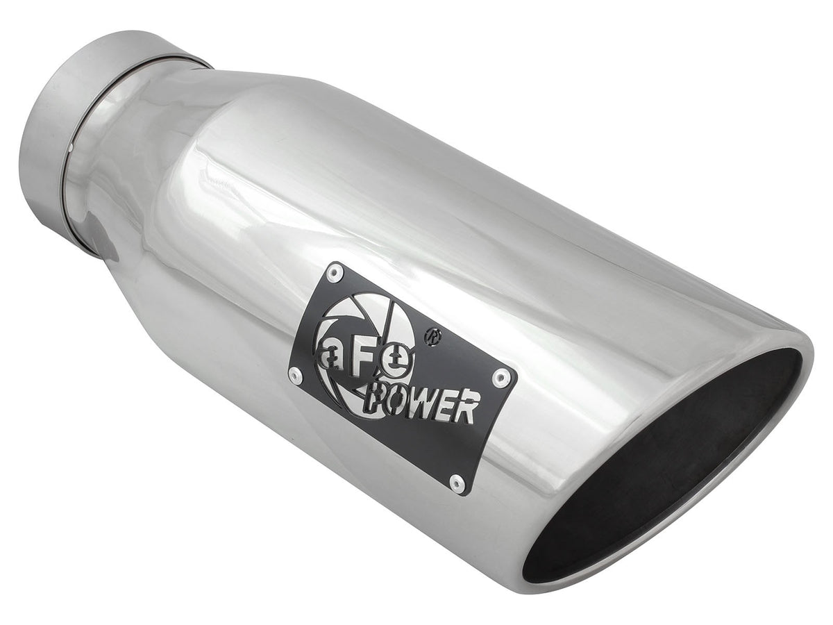 Mach Force-Xp 4 Inch 409 Stainless Steel Cat-Back Exhaust System w/ Tip Ram 2500 / Wagon / 3500 14-22 V8-6.4L Hemi aFe Power-1