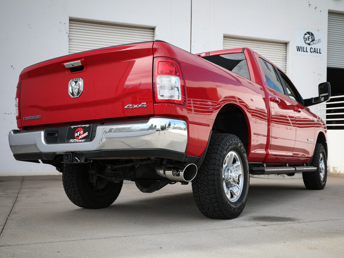 Mach Force-Xp 4 Inch 409 Stainless Steel Cat-Back Exhaust System w/ Tip Ram 2500 / Wagon / 3500 14-22 V8-6.4L Hemi aFe Power-2