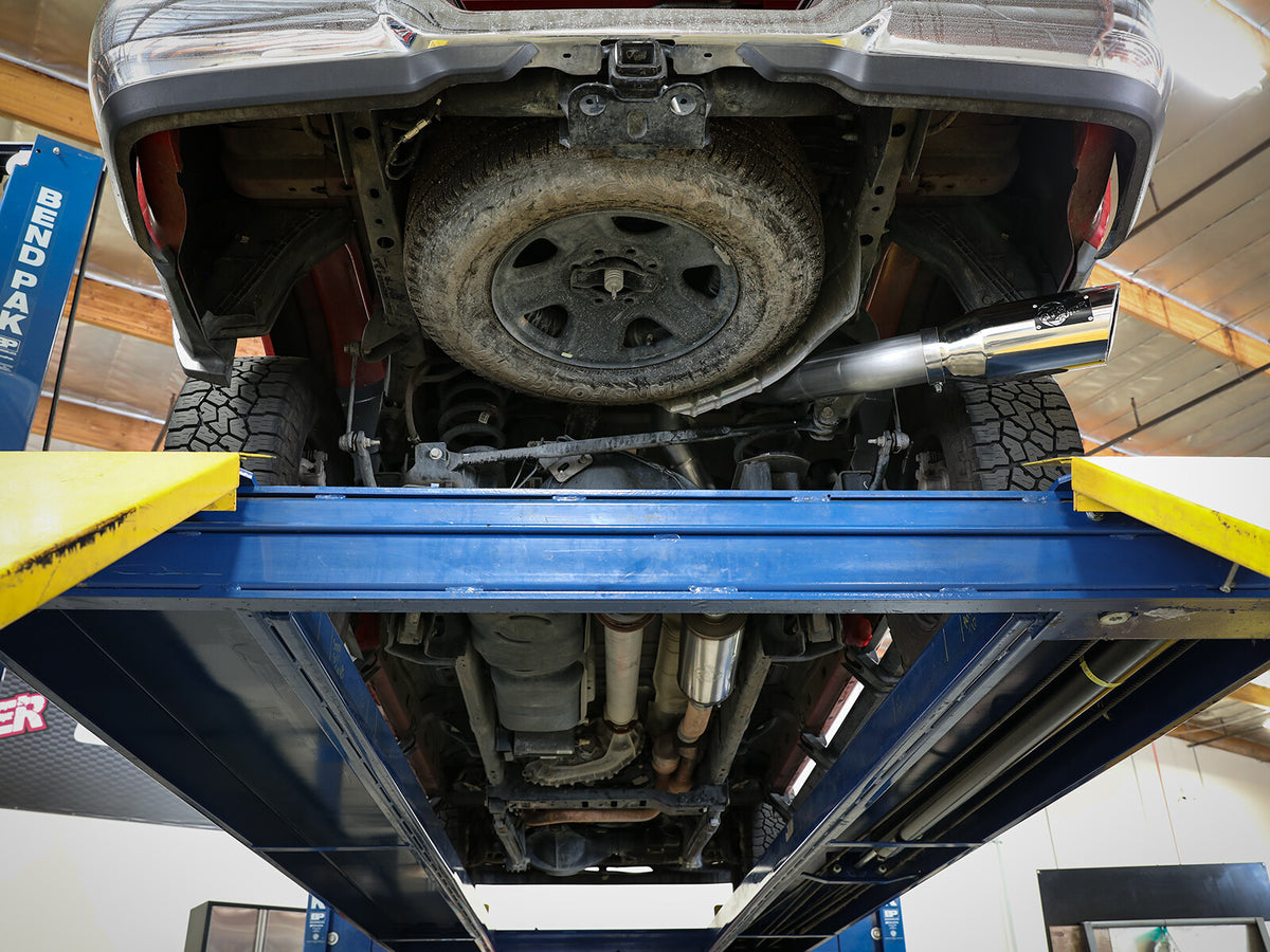 Mach Force-Xp 4 Inch 409 Stainless Steel Cat-Back Exhaust System w/ Tip Ram 2500 / Wagon / 3500 14-22 V8-6.4L Hemi aFe Power-4