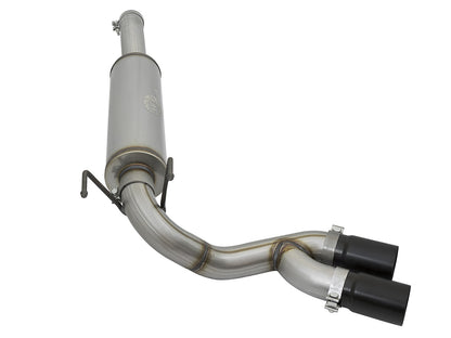 Rebel Series 3-1/2 Inch Stainless Steel Cat-Back Exhaust System w/ Tip Ram 2500/3500 14-18 V8-6.4L Hemi aFe Power-7