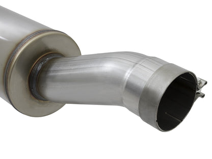 Rebel Series 3-1/2 Inch Stainless Steel Cat-Back Exhaust System w/ Tip Ram 2500/3500 14-18 V8-6.4L Hemi aFe Power-3