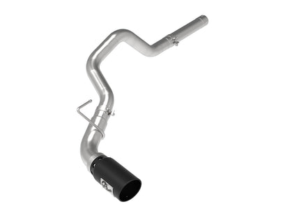 Large Bore-HD 3 Inch 409 Stainless Steel Dpf-Back Exhaust System w/Black Tip Dodge Ram 1500 EcoDiesel 14-19 V6-3.0L (td) aFe Power