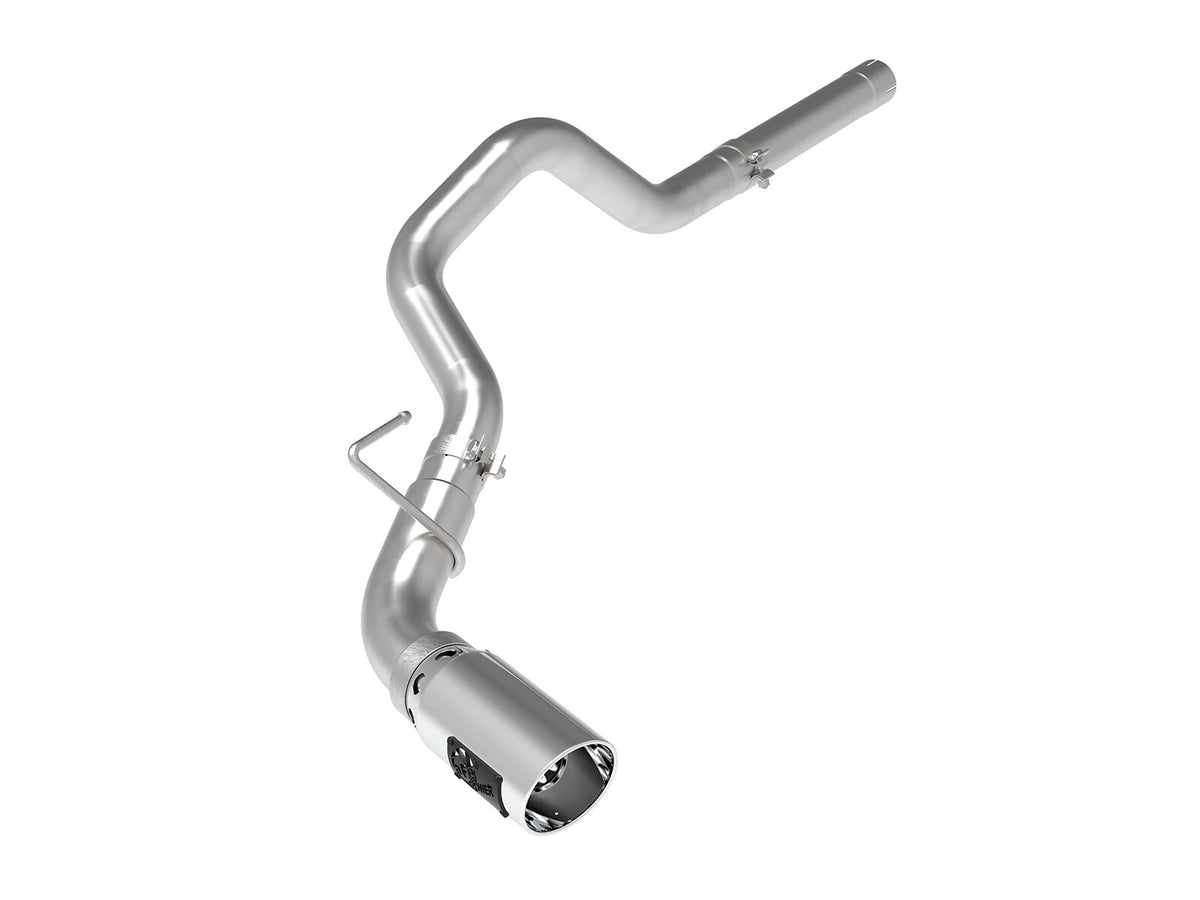 Large Bore-HD 3 Inch 409 Stainless Steel Dpf-Back Exhaust System w/Polished Tip Dodge Ram 1500 EcoDiesel 14-19 V6-3.0L (td) aFe Power