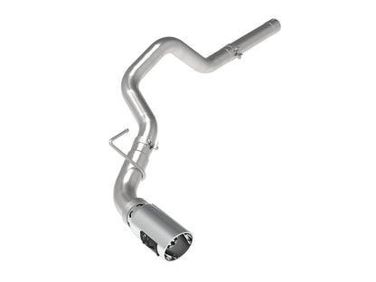 Large Bore-HD 3 Inch 409 Stainless Steel Dpf-Back Exhaust System w/Polished Tip Dodge Ram 1500 EcoDiesel 14-19 V6-3.0L (td) aFe Power