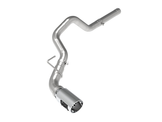 Large Bore-HD 3 Inch 409 Stainless Steel Dpf-Back Exhaust System w/Polished Tip Dodge Ram 1500 EcoDiesel 14-19 V6-3.0L (td) aFe Power