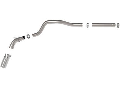 Large Bore-HD 3 Inch 409 Stainless Steel Dpf-Back Exhaust System w/Polished Tip Dodge Ram 1500 EcoDiesel 14-19 V6-3.0L (td) aFe Power-2