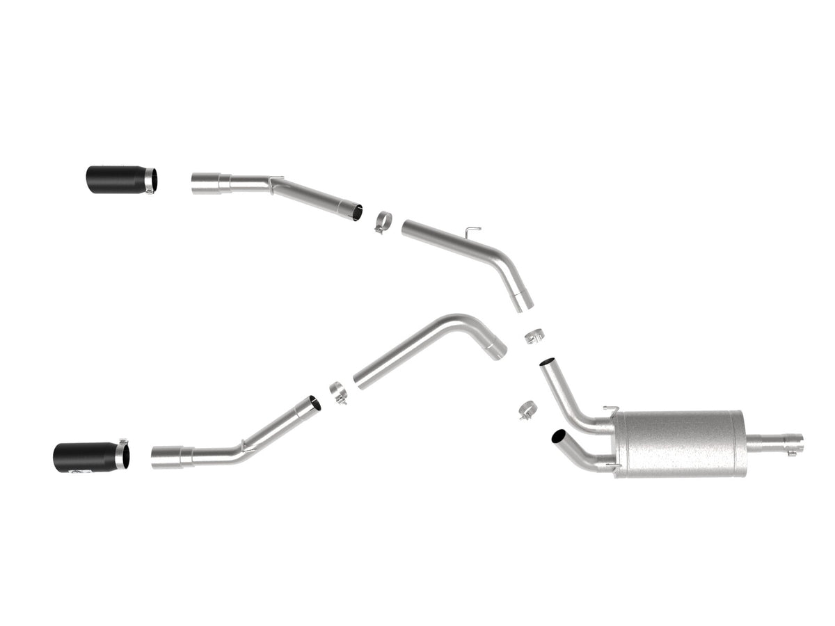 Apollo GT Series 3 Inch 409 Stainless Steel Cat-Back Exhaust System w/ Tip Dodge/Ram 1500 09-18 / Ram 1500 Classic 19-24 V8-5.7L Hemi aFe Power-10
