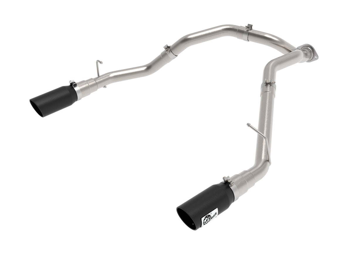 Large Bore-HD 3 Inch 409 Stainless Steel Dpf-Back Exhaust System w/ Tip Ram 1500 20-23 V6-3.0L (td) aFe Power-6
