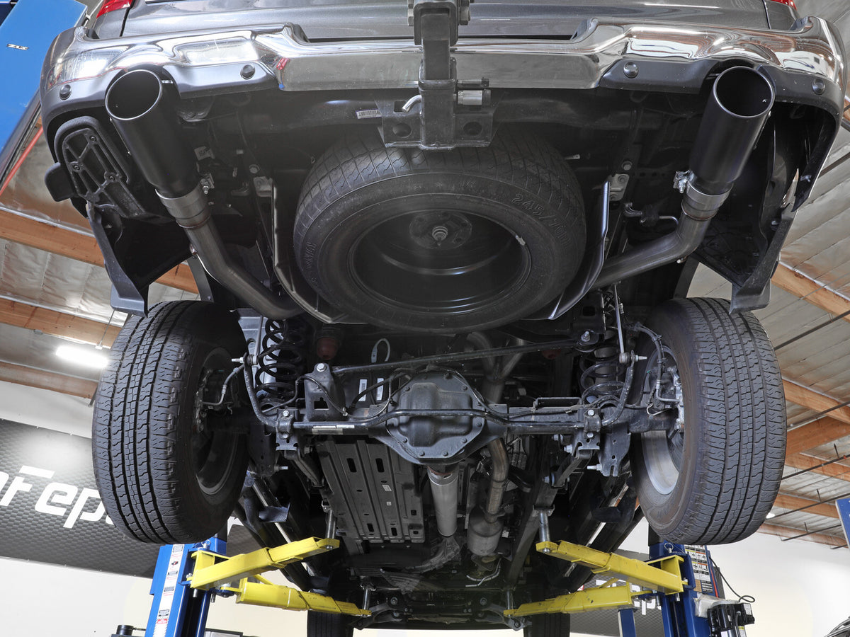 Large Bore-HD 3 Inch 409 Stainless Steel Dpf-Back Exhaust System w/ Tip Ram 1500 20-23 V6-3.0L (td) aFe Power-5