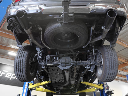 Large Bore-HD 3 Inch 409 Stainless Steel Dpf-Back Exhaust System w/ Tip Ram 1500 20-23 V6-3.0L (td) aFe Power-5