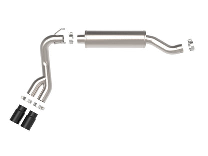 Rebel Series 3-1/2 Inch Stainless Steel Cat-Back Exhaust System w/ Tip Ram Trucks 19-22 V8-6.4L Hemi aFe Power-6