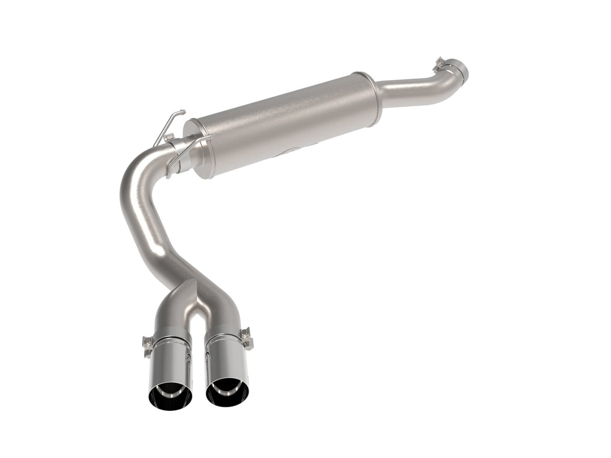 Rebel Series 3-1/2 Inch Stainless Steel Cat-Back Exhaust System w/ Tip Ram Trucks 19-22 V8-6.4L Hemi aFe Power