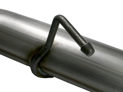 Large Bore-HD 4 Inch 409 Stainless Steel Dpf-Back Exhaust System Ford Diesel Trucks 08-10 V8-6.4L (td) aFe Power-1